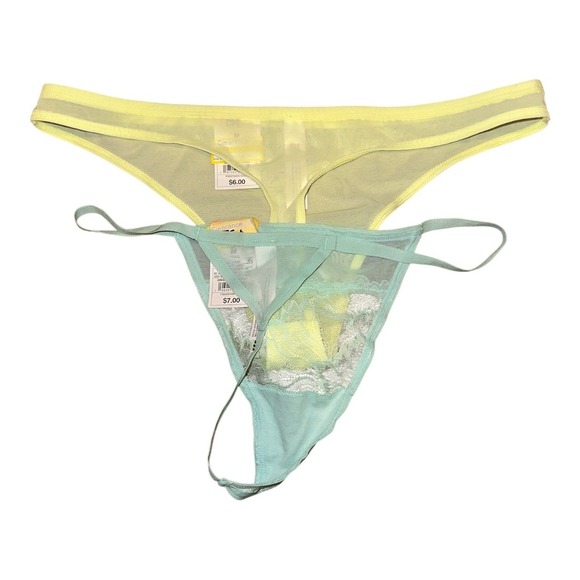 Auden Mesh Thong Panties - 2 Pair, Medium - Picture 2 of 7